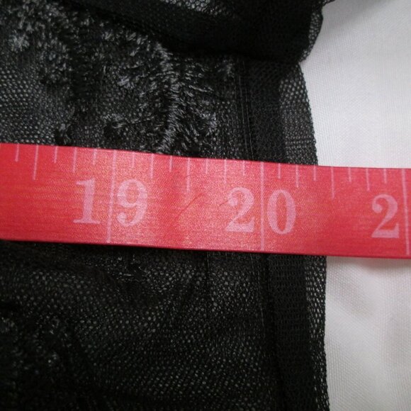 NWT Endless Rose NWT Black Floral Lace Mesh Zip Up Light Weight Jacket-Small - Picture 8 of 10